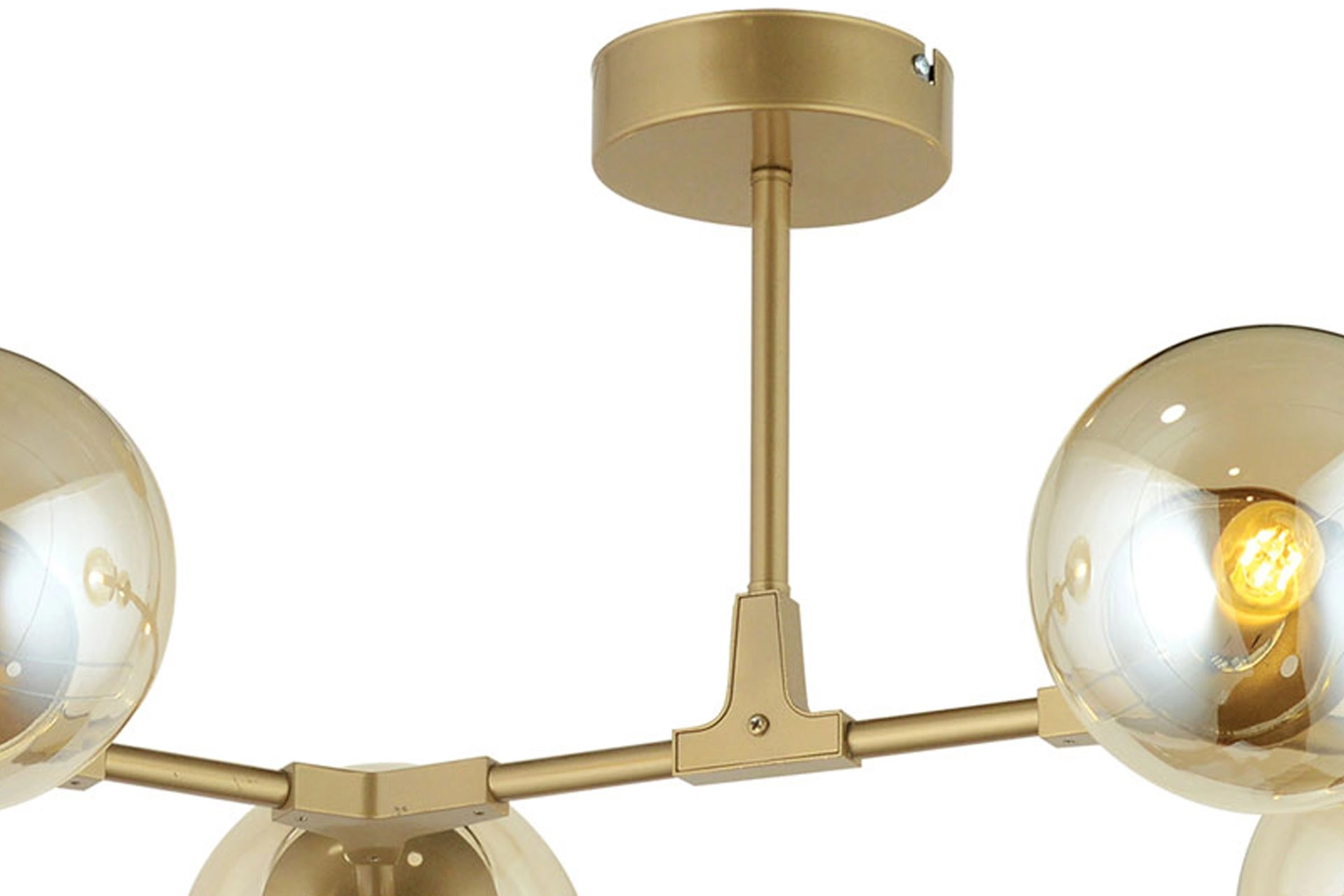 Lampaluce Dritto Modern Avize 6’lı Eskitme Sarı
