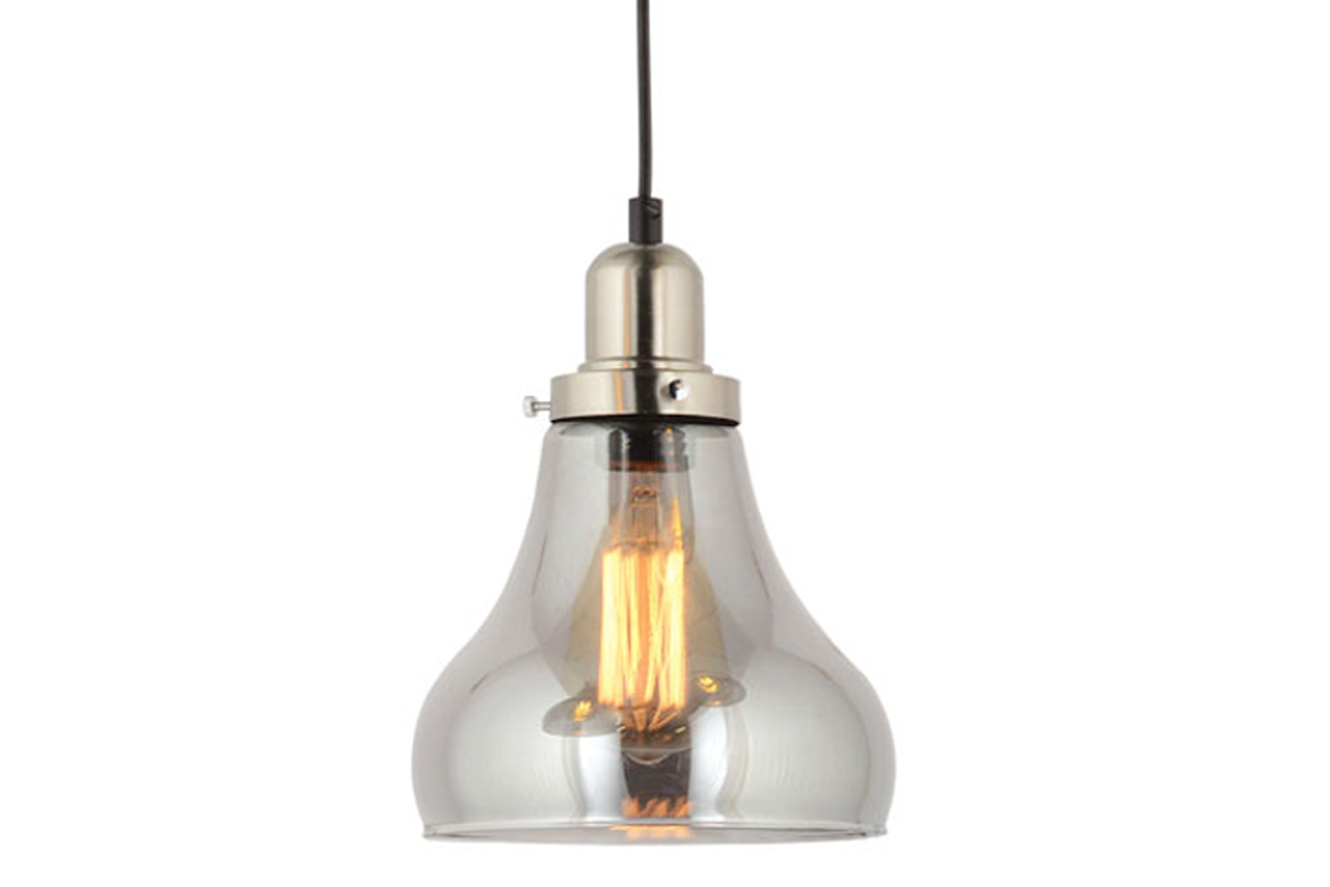 LampaLuce%20Cono%20Modern%20Sarkıt%20Salon%20Avizesi%20Tekli%20Krom%2020x70cm