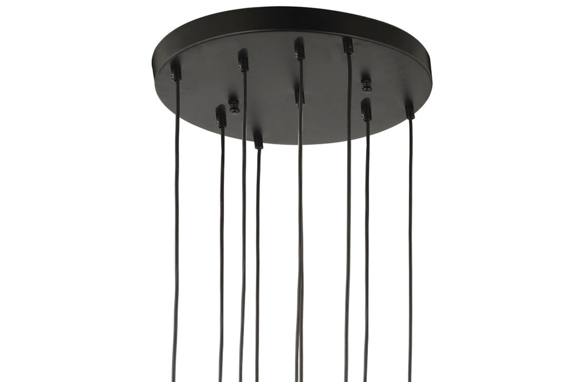LampaLuce Cono Modern Sarkıt Salon Avizesi 9’lu Eskitme Sarı 45x70cm