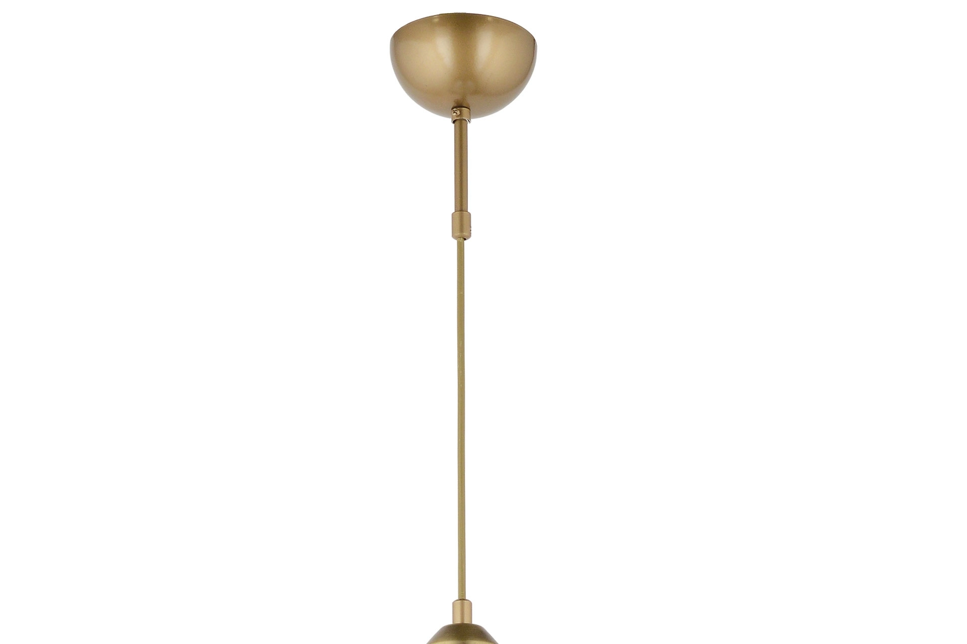 LampaLuce Buco Modern Metal ve Cam Tekli Sarkıt Eskitme Sarı 25x70cm