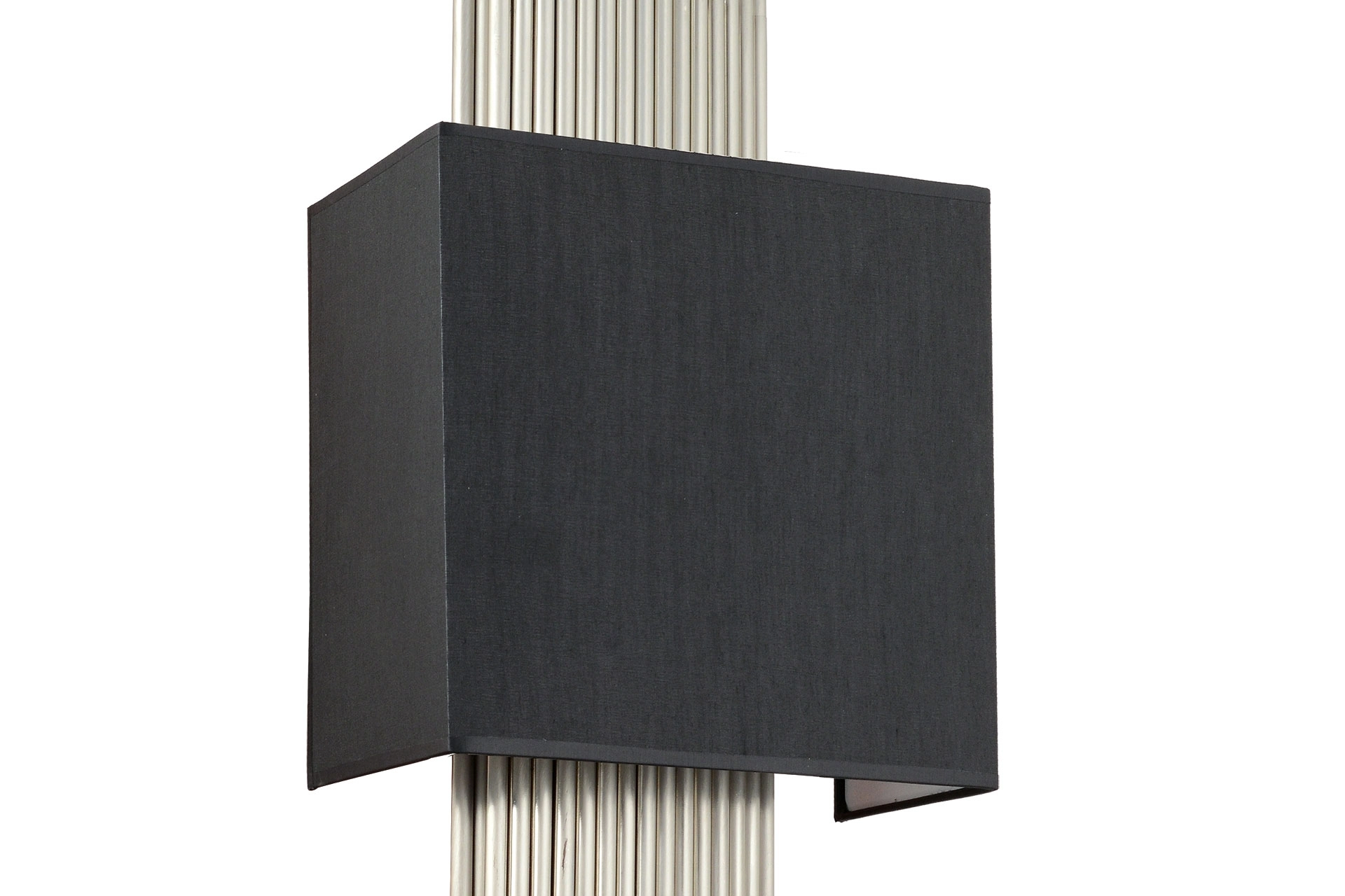 Lampaluce Straordinario Modern Tasarım Metal ve Kumaş Aplik 85cm Krom
