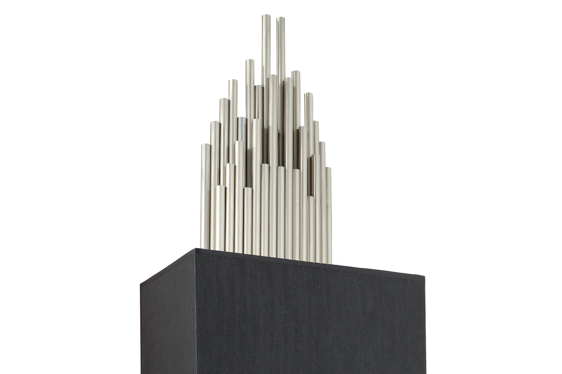 Lampaluce Straordinario Modern Tasarım Metal ve Kumaş Aplik 65cm Krom
