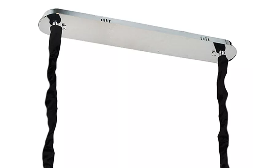 LampaLuce Regina Modern Salon Avizesi Yemek Masası Üzeri 10’lu Krom 70x100cm