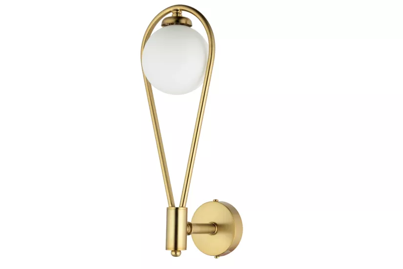 LampaLuce Pioggia Tasarımı Modern Aplik Eskitme Sarı 35cm